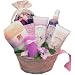 Lavender Bliss Bath and Body Gift Basket, Spa Gift Set
