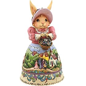 Jim Shore EASTER BUNNY WITH CHURCH SCENE 4015582