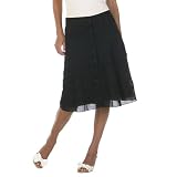 Mossimo Black: Tiered Skirt - Ebony