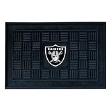 Fanmats 11461 NFL Oakland Raiders Medallion Door Mat