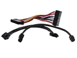 APEVIA ATX24 pin Power / P4-12V (4pin) / P8-12V (8pin) Connector Extension Cable 3 in1 Pack
