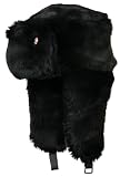 Barts Womens Plush Bomber Hat, Black