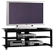 Universal TV / VCR Video Base in High Gloss Black Finish By Bush Furniture