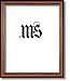 8x10 / 8'' x 10'' Frame for Picture Photo or Diploma, Solid Wood, Walnut & Gold, style #606