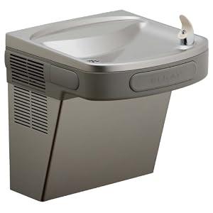 Elkay LZSVR8L3JO Light Gray Granite 8 GPH ADA Wall Mount Single Level Hands Free Filtered Water Coo