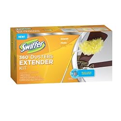 Swiffer 360 Dusters Extender Kit, 3 Unscented Dusters With Extendable handle (Packaging May Vary)