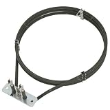 MOFFAT MSF610W, MSF615X, MSF610B, MSF611W, MSF611B, MSF611X, MSF616X, MSF620X 2000 Watt - 3 Turn Replacement Circular Fan Oven Cooker Element