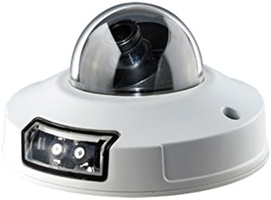 1 Megapixel (1MP) 720P H.264 POE Slim Dome IP Camera with Built-in POE, Audio In/Out via Cable, Nightvision, 3.6mm Lens, Phone Remote Monitoring, Onvif 2.4, Cloud Storage- White