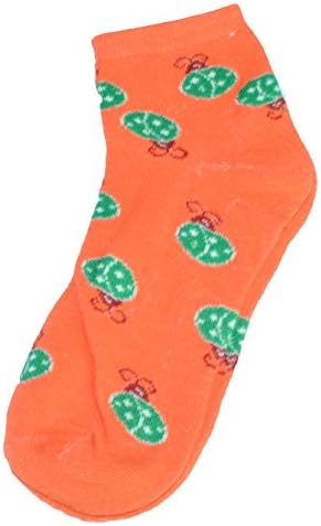 Fashion Island Women's Socks 12 Pairs Multi Color LadyBug Fashion 1315
