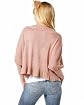 Balloon Sleeve Ruffle Front Metallic Cardigan Shrug Product Image