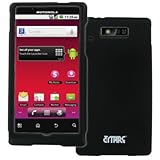EMPIRE Black Rubberized Hard Case Cover for Virgin Mobile Motorola Triumph