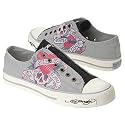 Ed Hardy LR Lovekill Grey Leinensneaker, grey