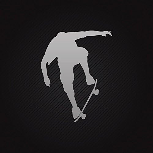Decal Sticker Skateboard Figure Weatherproof Sailboats Specialty Sta Gray (8 X 6.20 In)