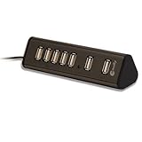 Macally Mini 7-Port USB 2.0 Hub with AC Adapter (TriHub7)