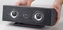 Athena LS-C50B Compact Center Channel Speaker, Single (Black Ash)