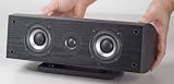 Athena LS-C50B Compact Center Channel Speaker, Single (Black Ash)