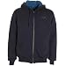 RVCA Deacon Navy Blue-Light Blue Reversible Full Zip Hoody Jacket