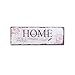 Adeco Decorative Wood Wall Hanging Sign Plaque 
