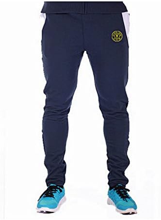 Outdoors Cargo Loose Trousers Men Sweat Harem Sport Joggers Pants Legging Pants Cotton Sccoer Mens Joggers Gymshark Luxe Fitted Tapered Reflective Bottoms - Blue Golds