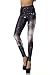 SOLILOR - Galaxy Print Leggings (Black -SL016)