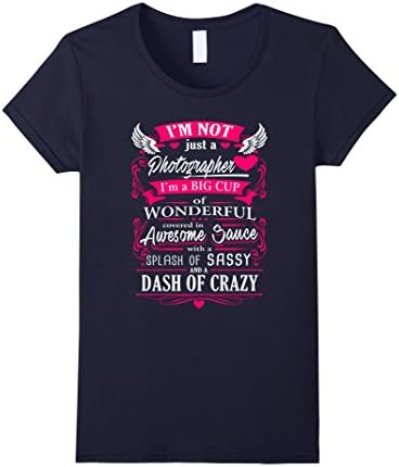 Women's Photographer T Shirt For Men/Women/Kids XL Navy