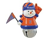 Champion Treasures NCAA Florida Gators Snowman Bell Ornament