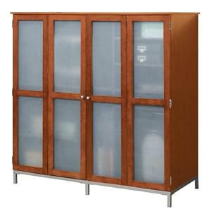Amanda Computer Armoire, BI-FOLD DOOR, CHERRY by Home Decorators Collection