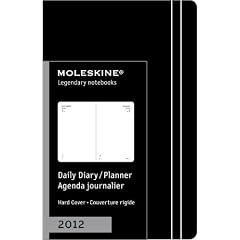 MOLESKINE �����X�L�� 2012�N �f�C���[�_�C�A���[ / �n�[�h�J�o�[�u���b�N / XS