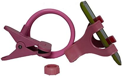 Phone holder, Lazy Bracket Universal Cell Phone Holder Stand 360 Degree for Smart Mobile Phones, Iphone 6 Plus/6/5s/4, Samsung Galaxy , Most Mobile Cell Phones and Gps (pink)