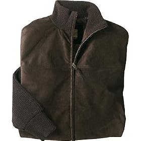 Mens Cabela's Leather Front Sweater Regular