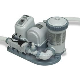 Intex 2000 gph Water Filtration Pool Pump with Built-in Chlorine Generator: Patio, Lawn &amp; Garden