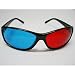 3D anaglyph glasses red/cyan for movies or games!
