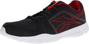 Reebok Men's Trainfusion RS Cross-Training Shoe,Gravel/Excellent Red/White,10.5 M US