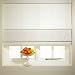 Sunlover Bamboo Wooden Roman Blinds, White, W60cm
