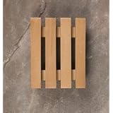Wood CURVED Slotted SOAP saver DISH wooden BATH ~ Spacific