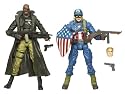 MARVEL LEGENDS 2 PK FIGURE - ULTIMATE CAPTAIN AMERICA & NCK FURY