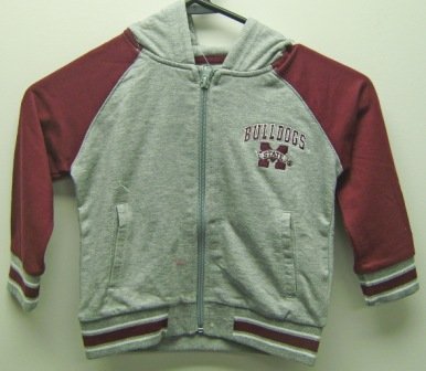 Buy Mississippi State Toddler Full Zip Hooded Fleece by Colosseum