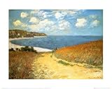 Path Through the Corn at Pourville, 1882 Art Poster Print by Claude Monet, 20x16