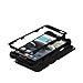MYBAT Hybrid Phone Protector Cover for LG MS500 Optimus F6/D500 Optimus F6 - Carrying Case - Retail Packaging - Black/Black