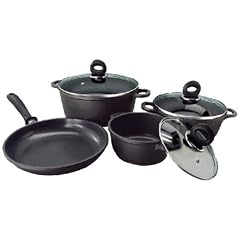 Mulex 120307 Aluguss Kochtopf-Set 7 tlg. 16, 20, 24 cm