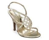 Sizzle by Coloriffics Women's Broadway Sandal,Gold,9 M  US