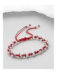 Polyester Bracelet In Sterling Silver