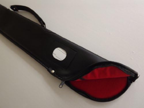 307> Soft Black Case For 2 Piece Snooker Pool Cue by Other