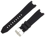 TechnoMarine S6113 UF6 Black Silicone Strap 38mm Watch Strap