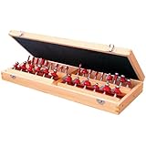 リリーフ(RELIFE) 超硬刃ルータービットセット 30pce 軸径6mm 30602