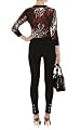 Snake Print Knit Cardigan