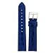 Ladies' Genuine Crocodile Watch Band Royal Blue 20mm Watchband Built-In Spring Bars