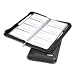 Rolodex 50610 Rolodex Professional Organizer Leather Business Card Book, 96-Card Cap, Black