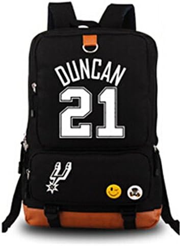 Kayisamo Tim Duncan Cosplay Basketball Fans Luminous Backpack School Bag