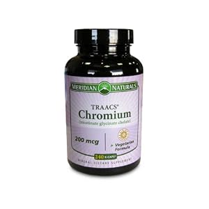Meridian Naturals Chromium 200 mcg, 240 K-caps by Meridian Naturals